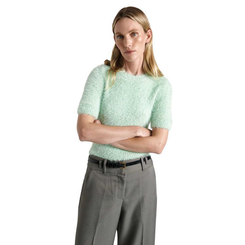 Cue Fluffy Short Sleeve Knit image number 3